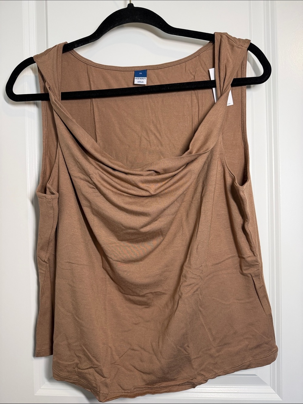 Old Navy Cowl Neck Tank Top - Taupe